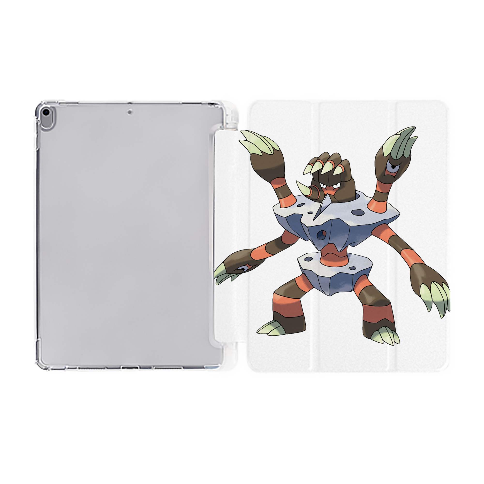 （画像用） ポケットモンスター Pokémon IPad ケース ペン収納付き 三つ折りスタンド PUレザー×シリコン 対応機種9.5/10.5/10.9インチ